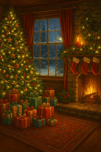Poster albero natale - poster,