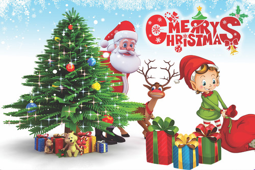 Scena natale albero - albero, di