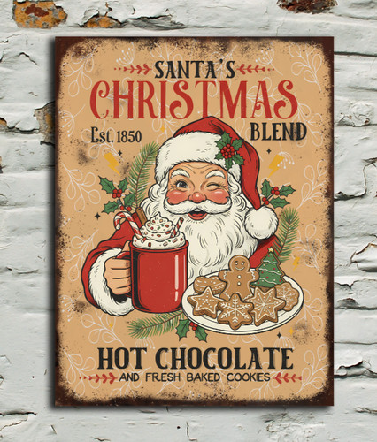 Insegna babbo natale - babbo, miscela