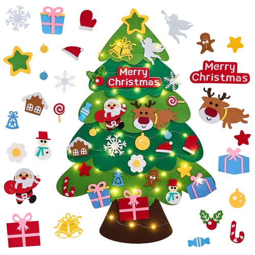 Albero natale feltro - albero, di