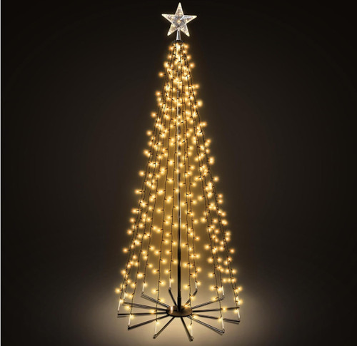 Albero cono natalizio bianco