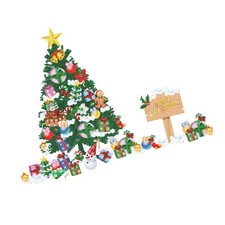  1 foglio foglio natale albero