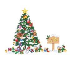  1 foglio foglio natale albero