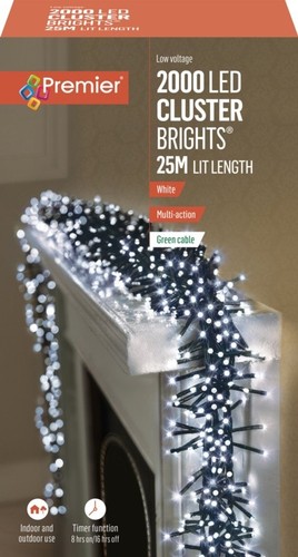 Premier 2000 luci led cluster - luci,