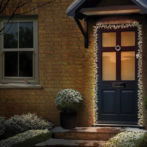 Ghirlanda porta luci natale - ghirlanda,