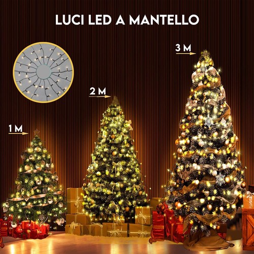 Luci natale cascata - di,