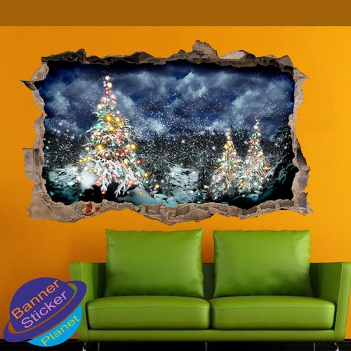 Adesivo murale alberi di - ,