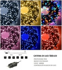 Catena luminosa 25 M 500 led