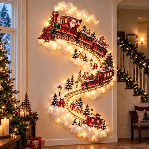 Lampada parete led natale - lampada,