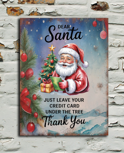 Insegna babbo natale prega - natale,