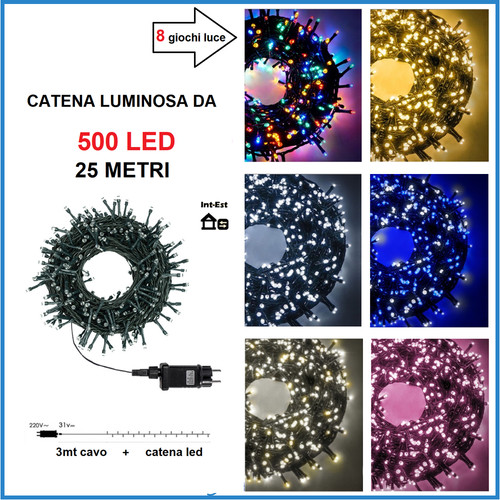 Catena luminosa per esterno - per,