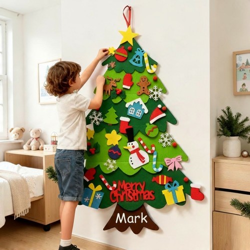 Albero natale feltro fai - albero, di