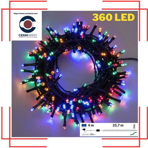 Luci natale 360 - natale,