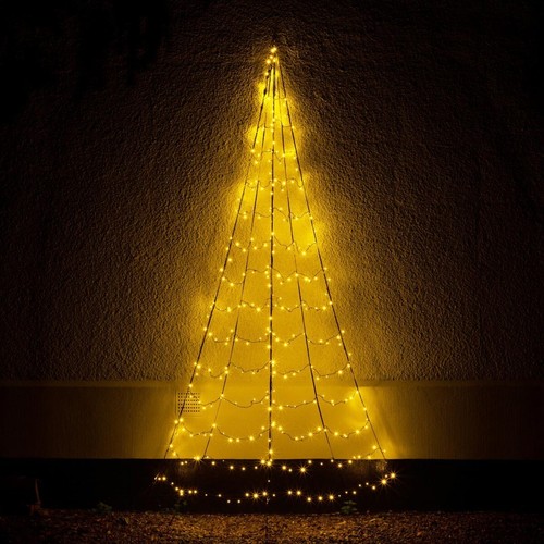 Albero natale illuminato - illuminato, da