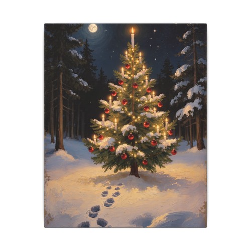 Albero natale foresta - natale, in